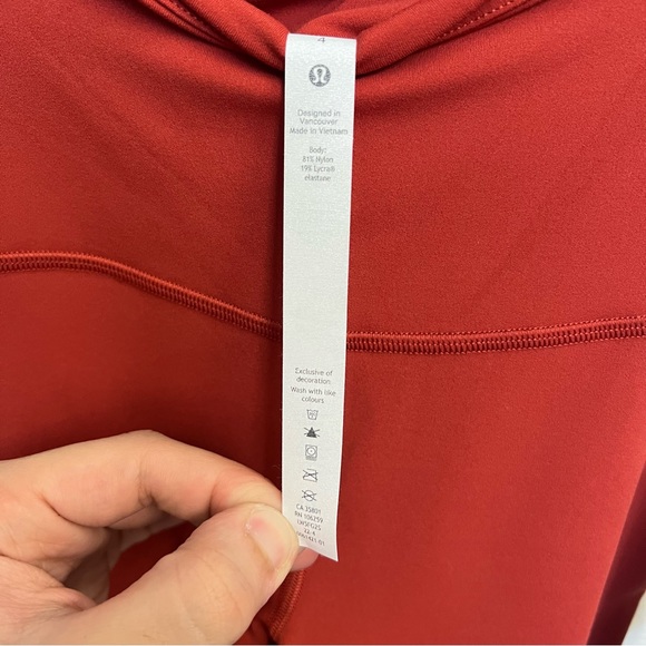 NWT Lululemon Groove Super-High-Rise Flared Pant Nulu - Cayenne - Picture 8 of 10